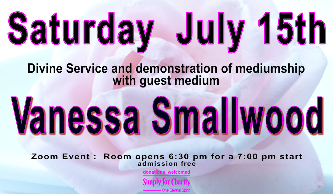 Vanessa Smallwood Divine Service 15th July