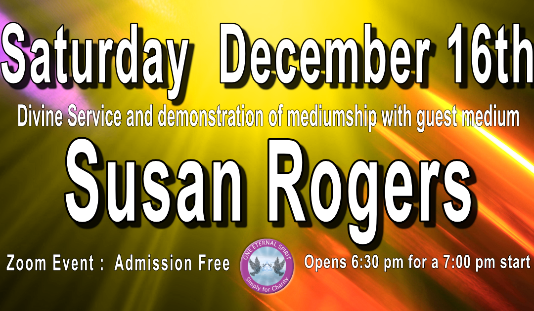 Susan Rogers 16th December Divine Service