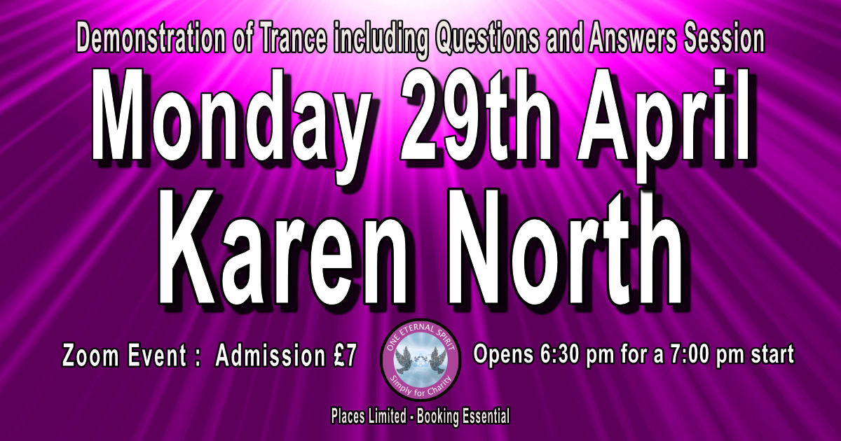 Demonstration of Trance with Karen North 29th April