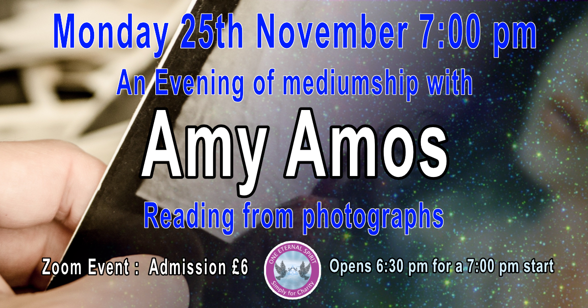 An evening of mediumship with Amy Amos