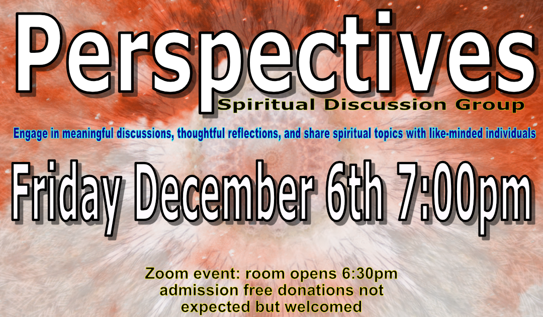 Perspectives December 6th