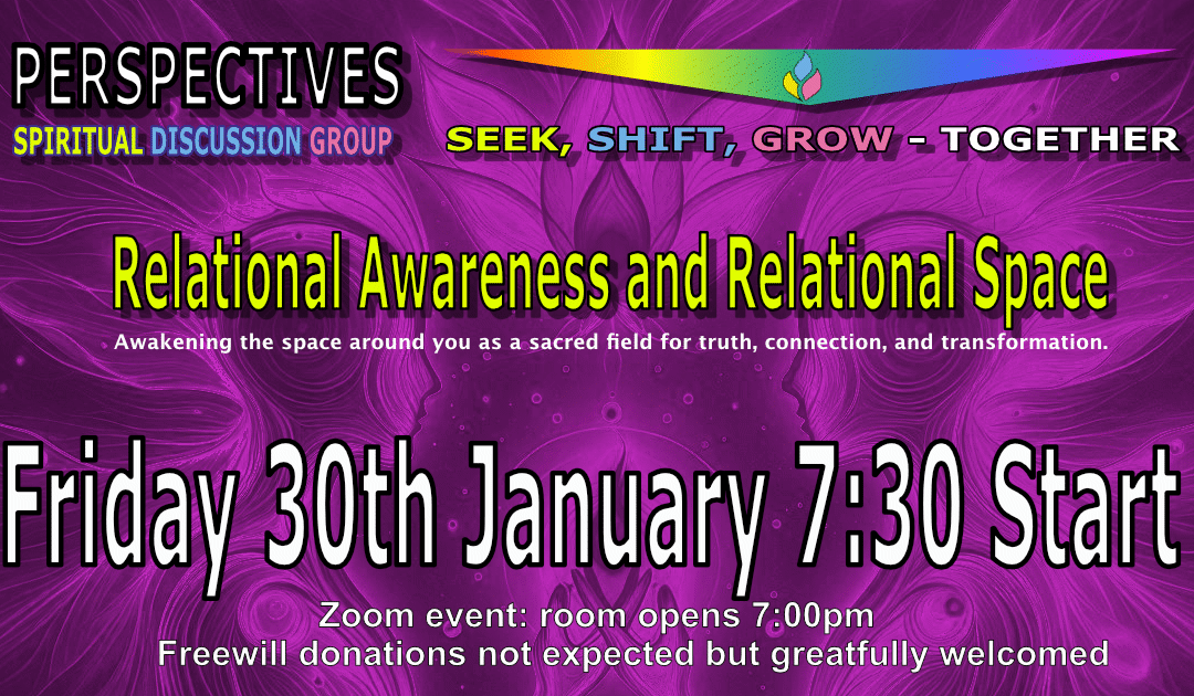 Perspectives : Relational Awareness and Space