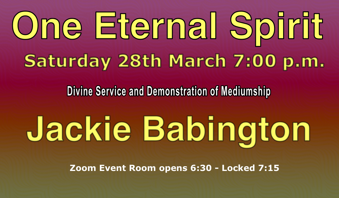 21st March Jackie Babington